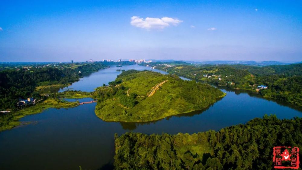 秋冬观万千水鸟 这里就是 川南明珠,侯鸟乐园 隆昌古宇湖 古宇湖面5