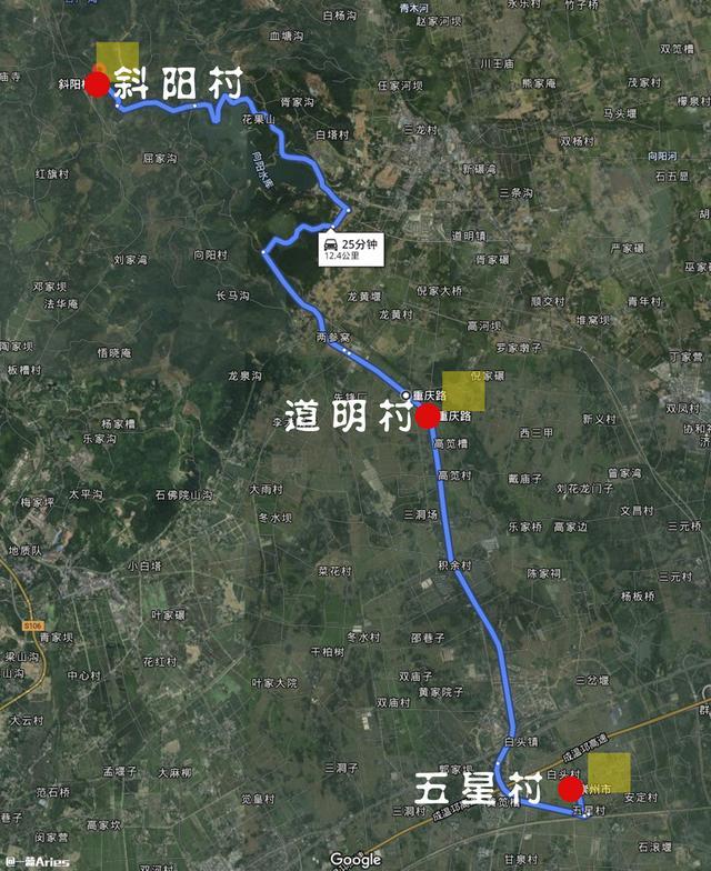 附上崇州重庆路赏花地图