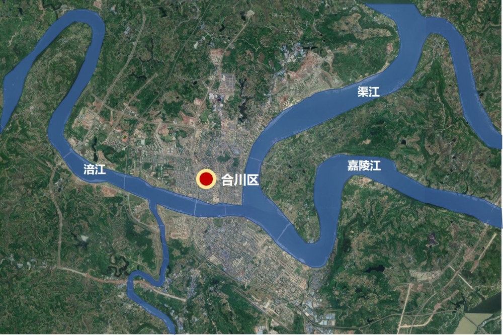 重庆合川区:三江汇流,因钓鱼城和涞滩镇而闻名,27分钟