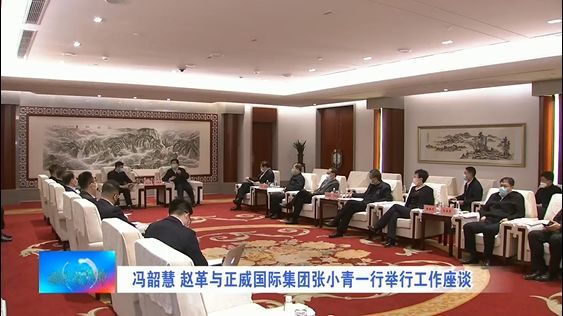 冯韶慧赵革与正威国际集团张小青一行举行工作座谈