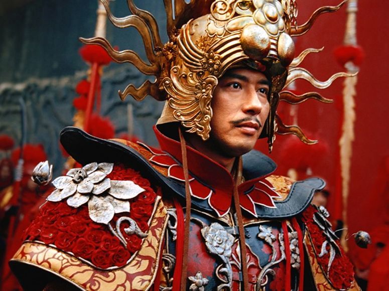 中国烂片史上(个人观点,不喜勿喷)赫赫有名的《无极》中扮演鲜花盔甲