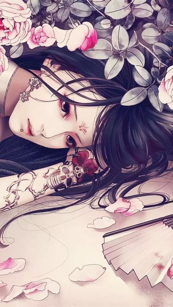 古韵之美——唯美古装少女手机壁纸