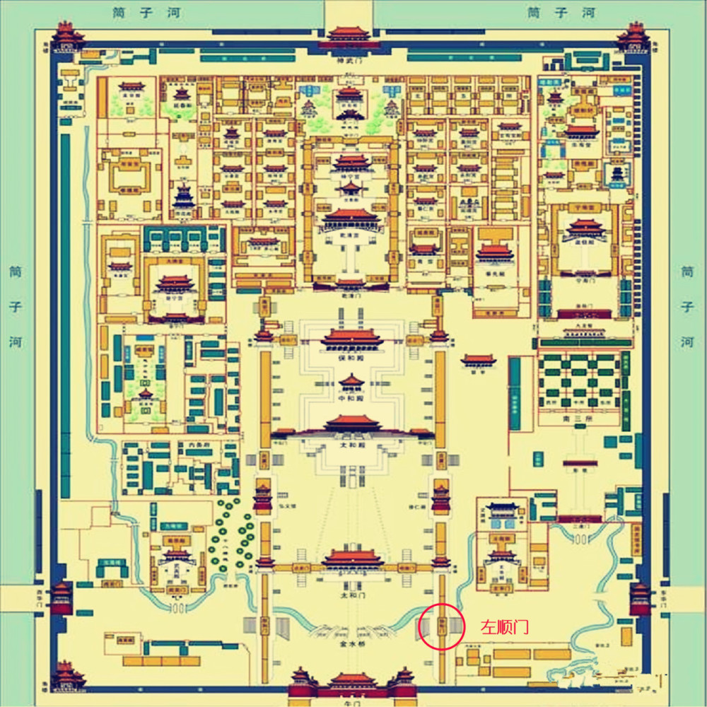 故宫左顺门:明朝皇宫一个大臣打死人不偿命的地方