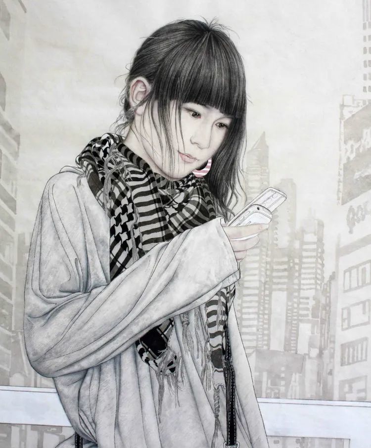 范春晓工笔人物画欣赏