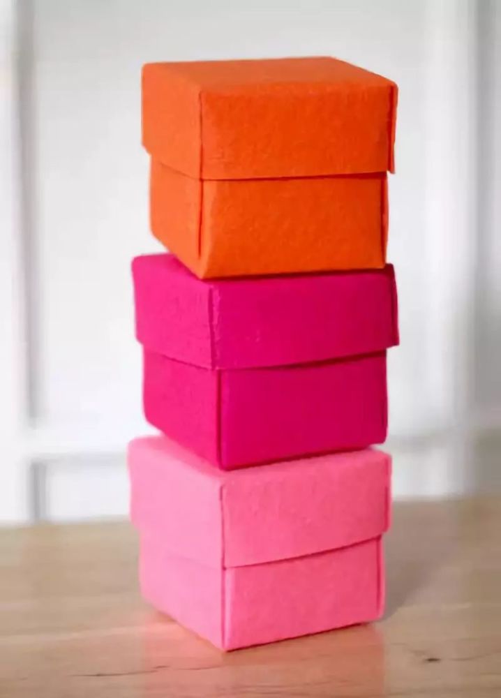 创意折纸小盒子 折纸小盒子,多折几个可以分类放些小东西,喜欢就学