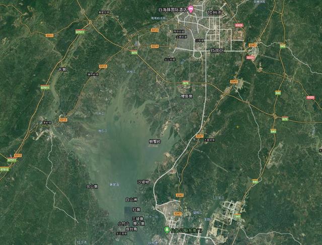 钦州主城区人口_钦州城区地图