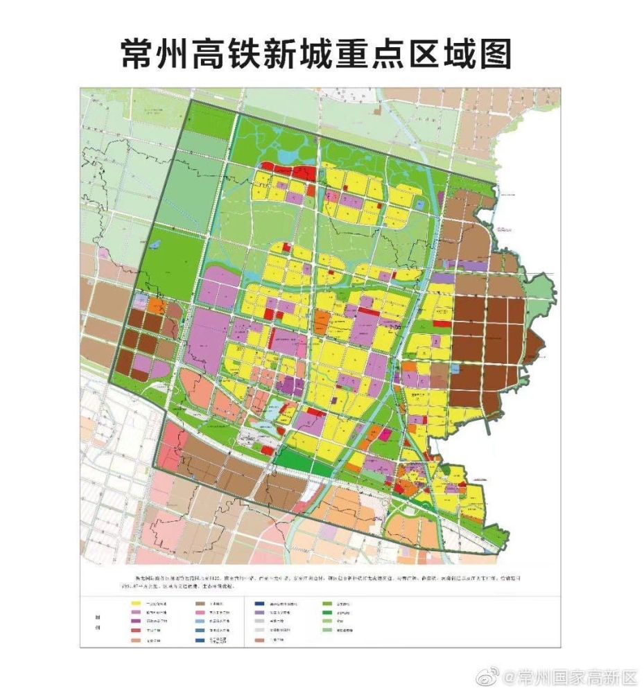 今年,常州官方发布,常高新对标苏高新, 重点打造以常州高铁新城为