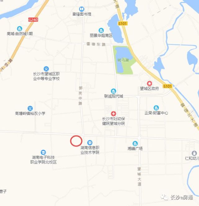 今天,望城区005号地挂网出让,宗地位于高塘岭街道,乌山