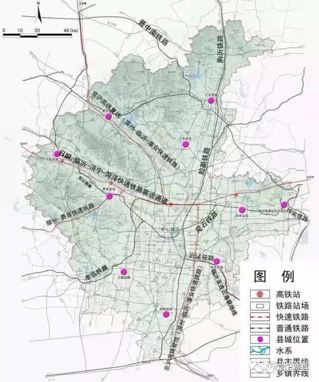 滕山费城际铁路是 日兰高铁的支线 西起京沪高速铁路 滕州东站往 东