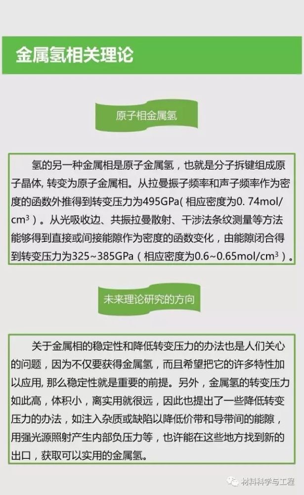 【材料课堂】揭秘金属氢!