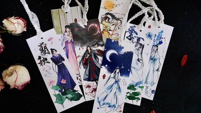 手帐博主做了一套《魔道祖师》书签,看到成品,道友们纷纷种草