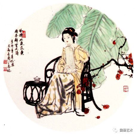 顾青蛟仕女画技法解读