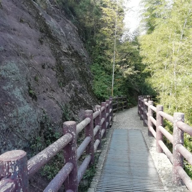 一个免费的裘岙玻璃栈道|浙江|古道|余姚市|玻璃栈道