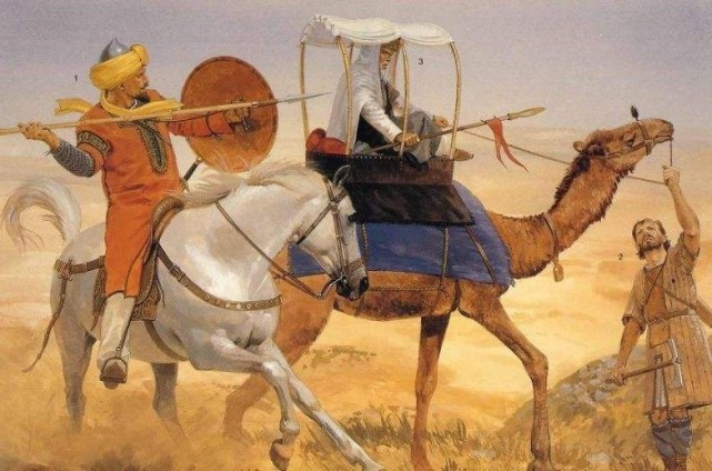 阿拉伯人的骆驼骑兵