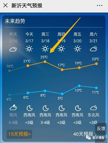 新沂十五天天气预报