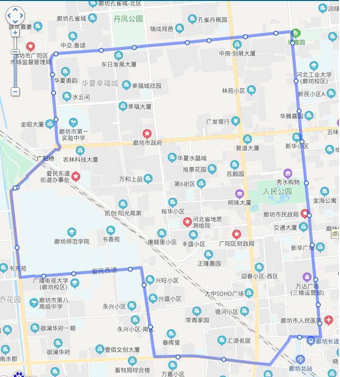 今日起,廊坊市区1路,26路公交恢复运营,其他线路逐步复通