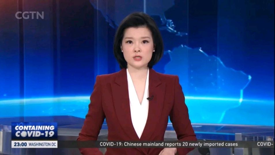 主持人大赛助力邹韵由记者向主持人转型,cgtn演播室首秀表现抢眼