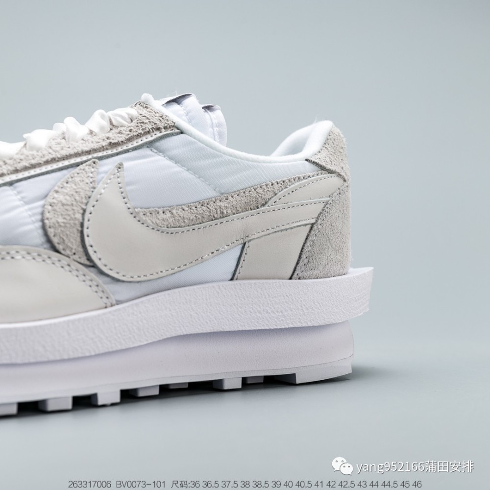 耐克nike lvd waffle华夫联名款解构美学灰色