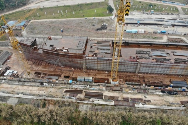 太震撼了!四川大英浪漫地中海新泰坦尼克号航拍照片曝光 引发热议