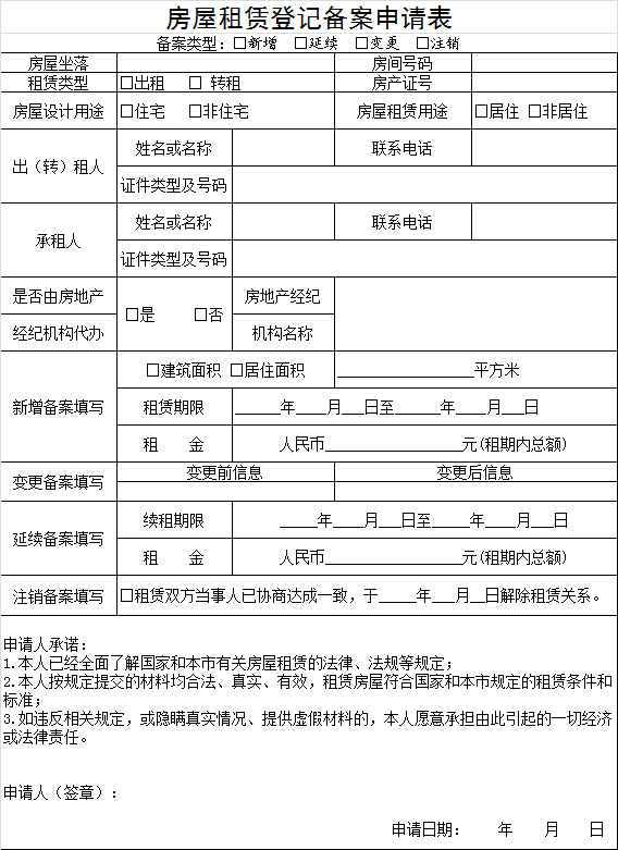 5,房屋租赁当事人 可以书面委托他人办理房屋租赁登记备案.