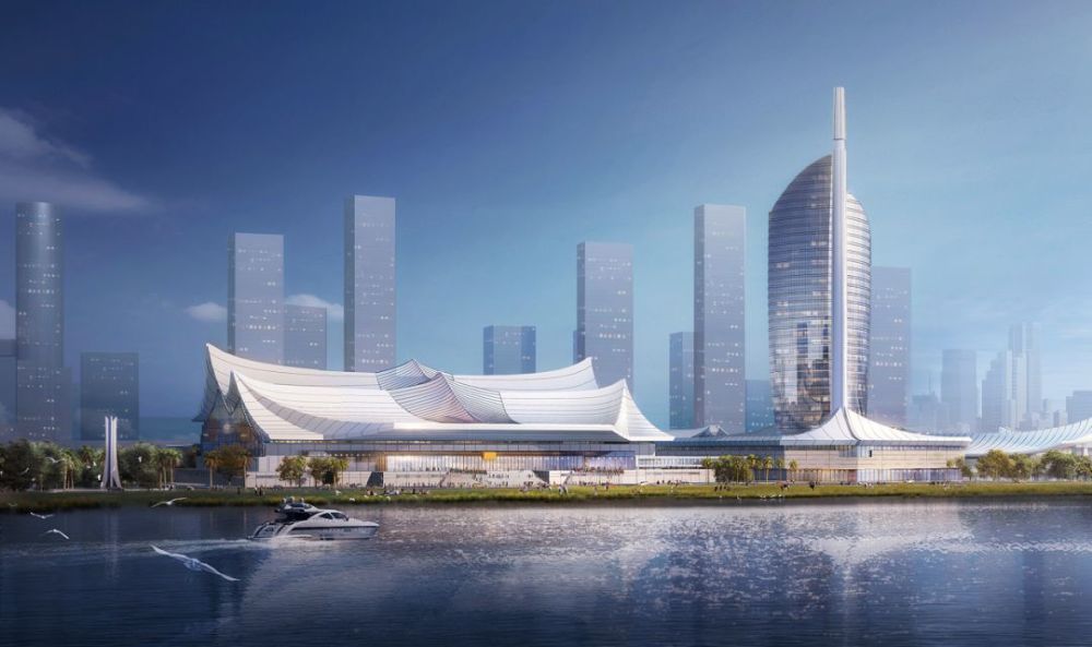 目前厦门会展中心-展览中心Ⅱ标段工程正在桩基施工阶段预计将于2022