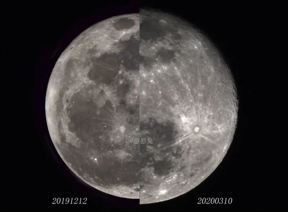 以3月10日的超级月亮为例,3月10日凌晨1时48分,较大满月,月球的视圆面