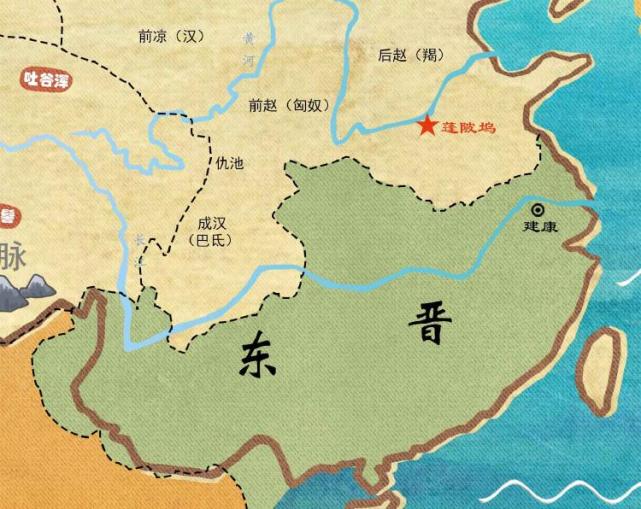 东晋疆域图