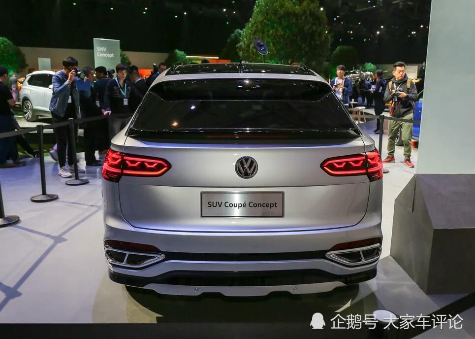 大众全新轿跑suv要上市,大溜背同宝马x6帅气,途观l买早了
