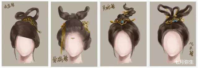 中国古代女子发型发展史,唐朝华丽,宋代仙气,你钟意哪款?