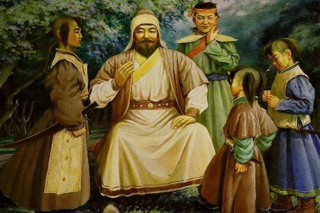 成吉思汗和他的儿子们如果说是在战争年代,蒙古贵族们因为久经沙场和