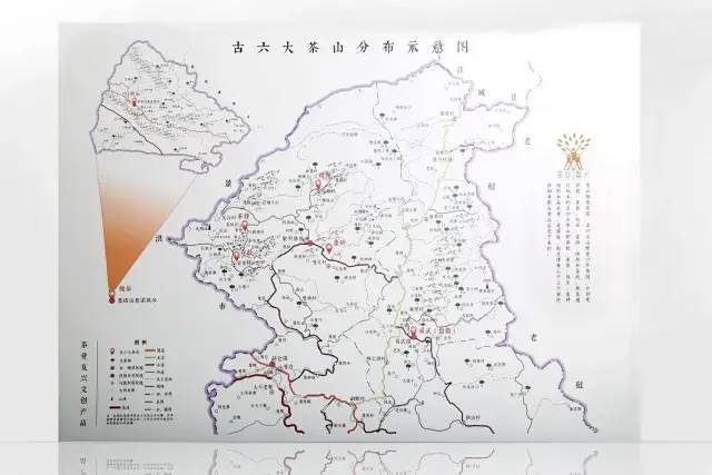 一张地图带你认识古六大茶山