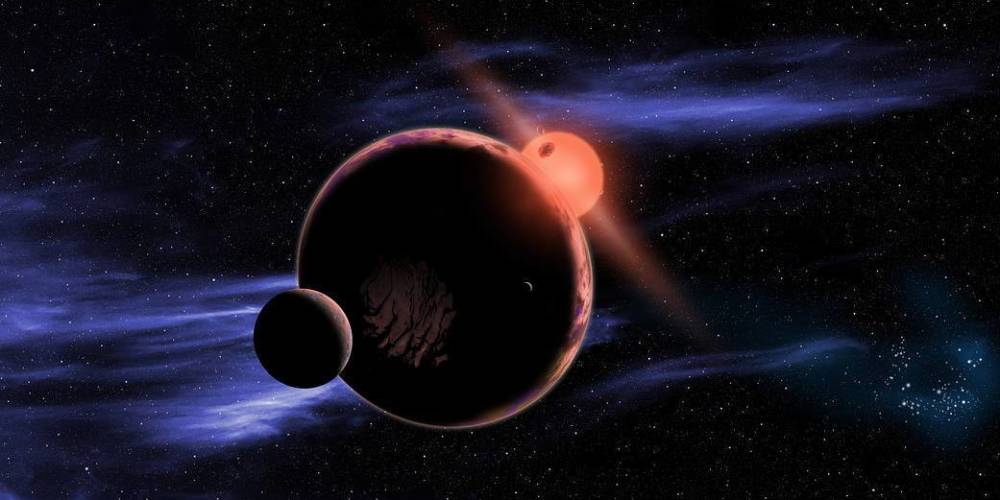 (红矮星—系外生命的宜居新宠 图源:阿吉拉尔/哈佛-史密森尼天体物理