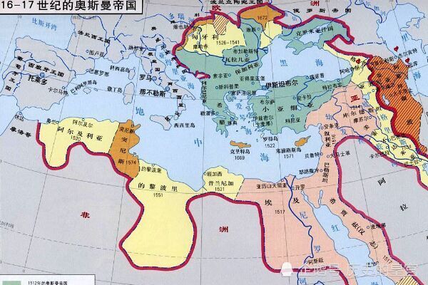 奥斯曼帝国奥斯曼王朝极盛疆域