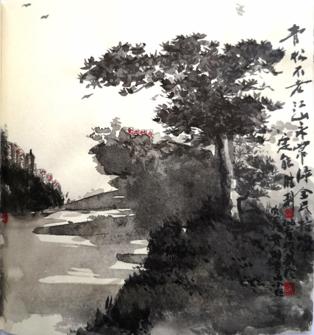 云南画家蔡绘抗疫作品选1-6（图6）