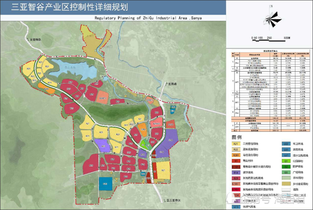 4802亩三亚智谷控规出炉规划居住用地约581亩