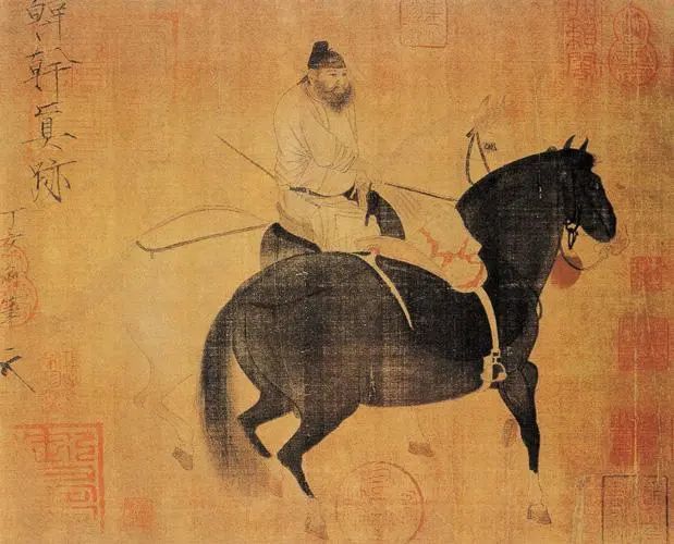 百马图 唐-中国画传世名作欣赏