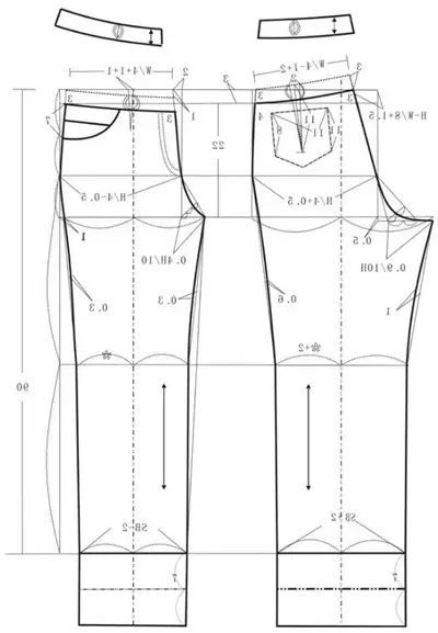 多款国际大牌服装结构纸样集合