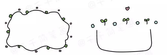 每天学一幅简笔画-100种手抄报花边边框!瞬间能让你的