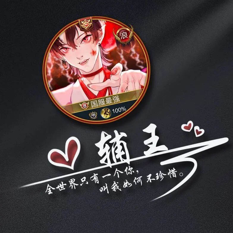 王者荣耀:职业辅王签名头像