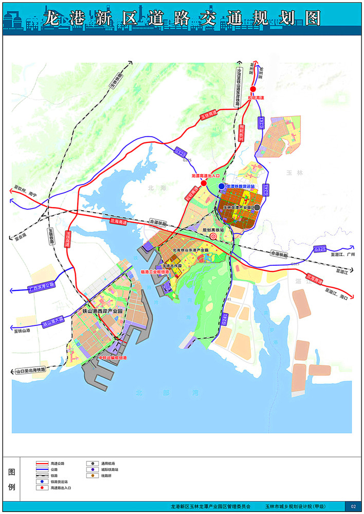 龙港新区道路交通规划图