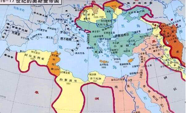 我们可以知道,奥斯曼帝国从我国的元朝的1299年建国直到一战后的1923