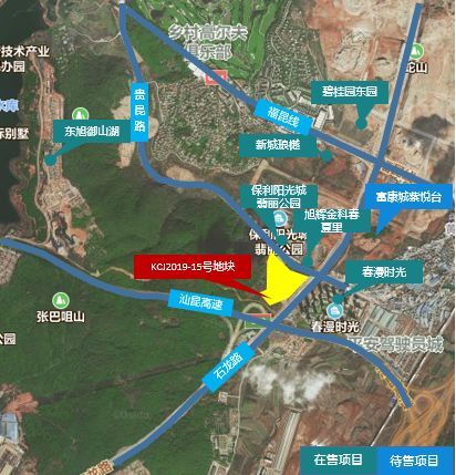 昆明经开区这宗土地去年两次流拍,今年6家房企竞拍最终溢价成交