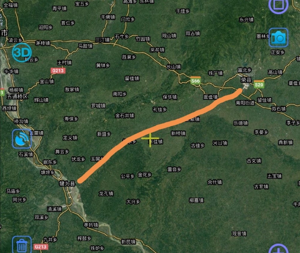自贡四区,荣县和富顺县,新建高速路,快速路主干道,理想规划图图片