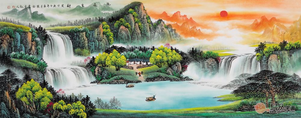 刘燕姣老师风水山水画解读,专题解读 帮你更好的理解