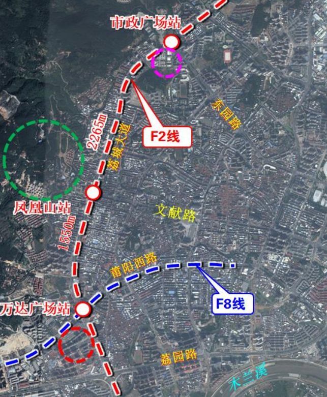 莆田城际铁路f2线9大站点具体位置曝光