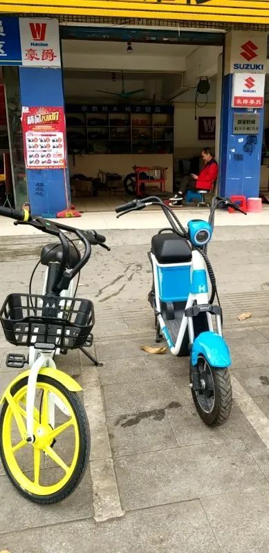 滴滴杀入百色共享电动车市场,蓝黄大战再起烽烟