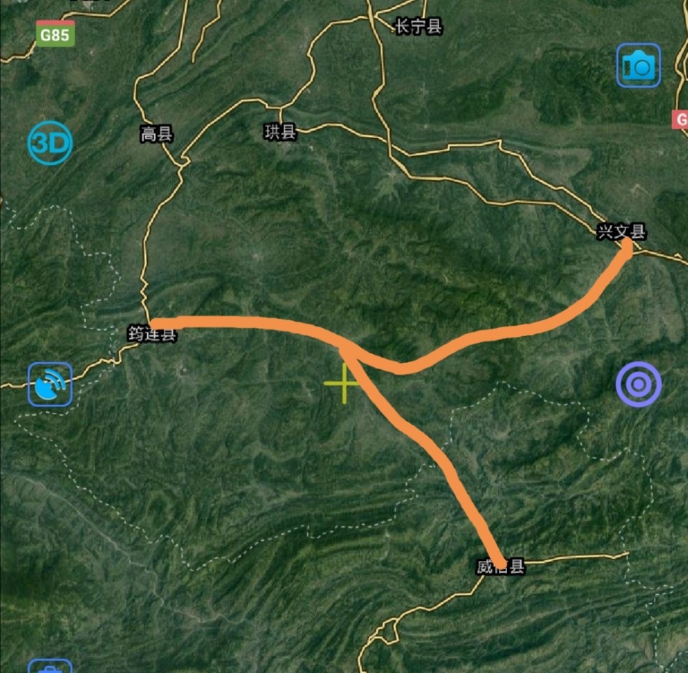 二是筠连县,珙县,兴文县到云南省威信县的直达公路