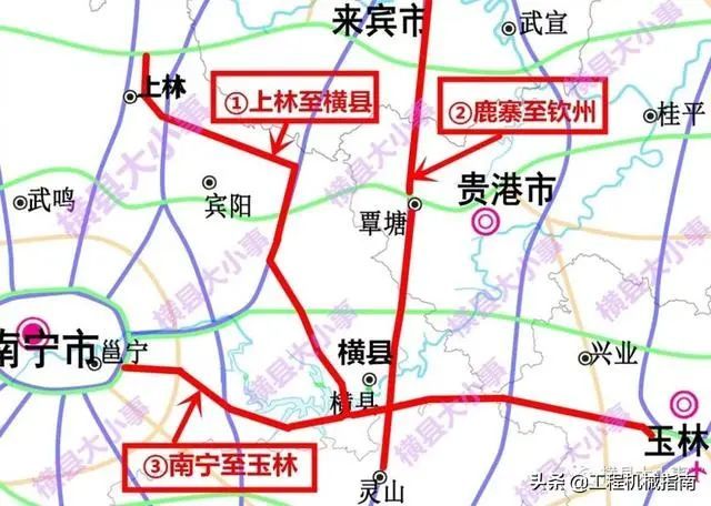 中国中铁八家子公司组团中标广西上林至横县高速公路!