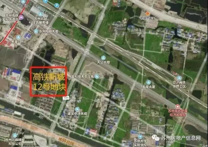 苏地2020-wg-12号地块距离高铁北站不远,澄阳路西,青龙港路南,约2分钟