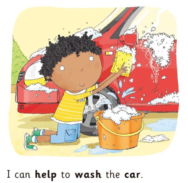 i can help to wash the car. 我可以帮忙洗车.